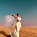 Devoleena Bhattacharjee Instagram - Aaj phir jeene ki tamanna hai ❤️🧿🐪 Outfit designed by @hemakshiidave #traveltheworld #dubai🇦🇪 #desertsafari #devoleena #travel Dubai UAE
