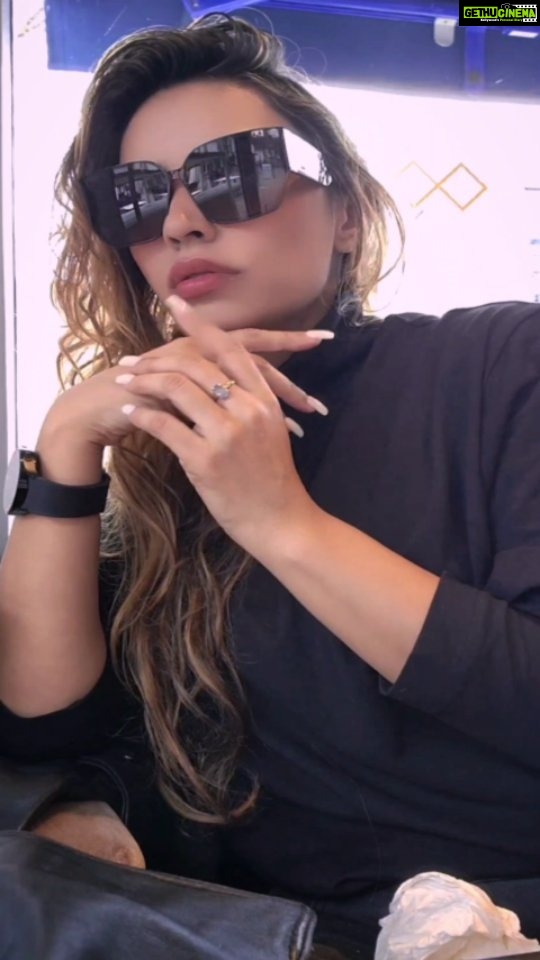 Devshi Khandur Instagram - You got a fetish for my love ❤️❤️❤️ #devshikhanduri #winterfashion #gloves #actor #fashion #model #fashioninsta #fashioninspiration #black #simple #hot #beauty #girl #fetish #nails #nailsofinstagram #sunglasses #watch #highneck #unitedkindom #uk #london #mood London, United Kingdom