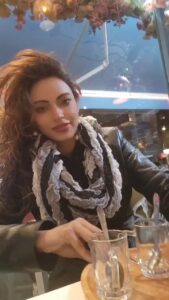 Devshi Khandur Instagram - Gratitude sweetens even the smallest moments 🙏 #devshikhanduri #compassion #grateful #gratitude #kind #London #edgewareroad #maisondusultan #cafe #londoncafe #joy #thankyou Edgeware Road London