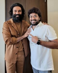 Dhanush Instagram - #Vaathi promotions styled by @kavyasriraam Hair by my most favourite @devsakthivel