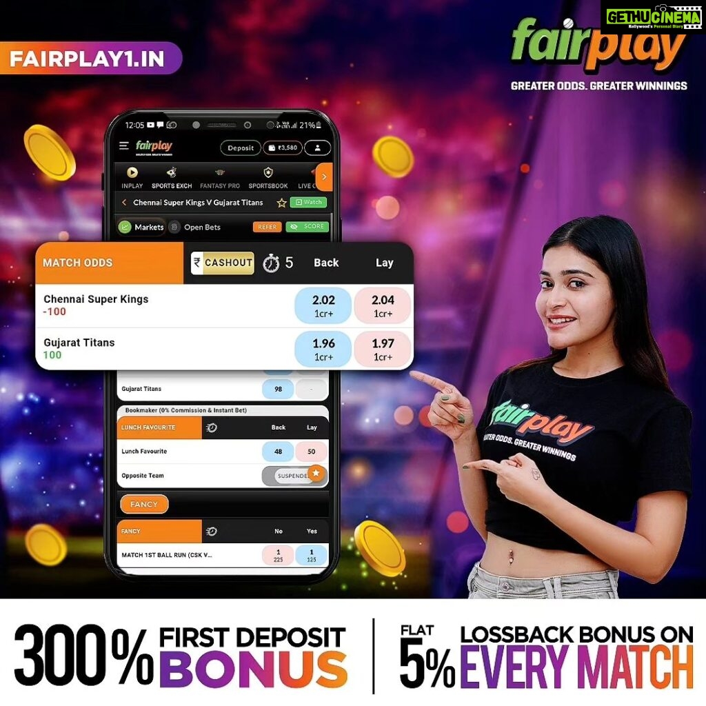 Dharsha Gupta Instagram - Use Affiliate Code DARSHA300 to get a 300% first and 50% second deposit bonus. It's the Finalllll, and Mahi's men are up against Hardik's heroes, eyeing that coveted trophy 😍. Start with as low as 100 rupees on Fantasy Pro and get the chance to win 100x profit 💵 💵 . Also, withdraw your earnings 24x7 🤑🤑. Visit the link to place your bets now! Register today, win everyday 🏆 #IPL2023withFairPlay #IPL2023 #IPL #IPLfinal #CSKvsGT #Cricket #T20 #T20cricket #FairPlay #Cricketbetting #Betting #Cricketlovers #Betandwin #IPL2023Live #IPL2023Season #IPL2023Matches #CricketBettingTips #CricketBetWinRepeat #BetOnCricket #Bettingtips #cricketlivebetting #cricketbettingonline #onlinecricketbetting