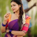 Dharsha Gupta Instagram - 🧡💜நீங்கள் இயற்கையை நெருங்கும்போது அதன் அழகை நீங்கள் ரசிப்பீர்கள்💜🧡 Costume- @ivalinmabia Pic- @dhanush__photography