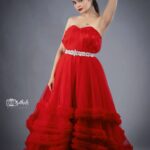 Dharsha Gupta Instagram - 🌹❤️Love and a red rose can't be hid❤️🌹 M&H- @murugeshmakeup_hair Costume- @sudhassignaturestudio Styled by- @sharmi_nandha Pic- @sathish_photography49 Location- @arangaa.space