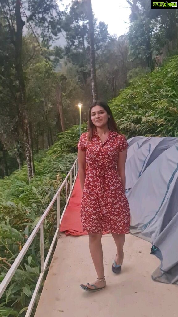Dharsha Gupta Instagram - ❤️Awesome location at Wayanad❤️ ❤️Budget friendly Tent houses❤️ @zenovillage Vc- @partha_srinivas_46 Wayanad, Kerala