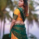 Dharsha Gupta Instagram - 🪔அன்பு பொங்க ஆசை பொங்க இன்பம் பொங்க இனிமை பொங்க என்றும் உங்கள் வீட்டில் மகிழ்ச்சி பொங்க பொங்கலோ பொங்கல் வாழ்த்துக்கள்🪔 Makeup- @abi_makeup_artist Hairstylist- @sri_bridal_artistry Costume- @aks_le_couturier Jewelry- @rani_bridals_coimbatore Pic- @oldtown_weddings Pic edit- @thejan__ Location- @theespottclub