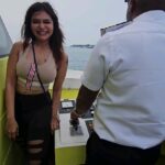 Dharsha Gupta Instagram - 🚢 Naanum epdiyoooo kappal @gonautika_official ottiten pa, thanku namma tamil nadu captain ji🚢 Thanku @touronholidays @experienceandamans Havelock Island , Andaman and Nicobar Islands, India