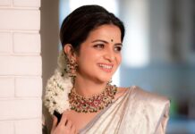 Dhivyadharshini Instagram - Ponniyin Selvan 2 audio launch look Thnk you God 🧿 Thnks @lyca_productions Subash anna @madrastalkies Mani sir and @suntv for this opportunity Some spl pics coming soon 🥹 Styling @shakthi_pradeep superb shakthi 🤗 Nose stud @bronzerbridaljewellery Bangles @fineshinejewels Make up @makeupibrahim Hair @hairstylists_vijayaraghavan Stunning photos @camerasenthil sir #ddstyles #ddneelakandan #ps2 #styling #saree #silksaree #fashion
