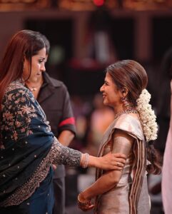 Dhivyadharshini Instagram - Some evenings are unforgettable 
#ps2 audio launch once again thnk you for the opportunity Mani sir n @suhasinihasan mam and Subash anna @lyca_productions and evrybody who took time to msg me after watching it in @suntv n @sunnxt 
Ps: they don’t need introduction and I love and respect them so much 

#ddneelakandan #trishakrishnan #aishwaryarai #manirathnam #ps2 #dhivyadharshini