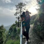 Dia Mirza Instagram - We spent the last few days in #Landour taking walks in the forest, listening to the stridulation of cicadas, watching birds, monkeys and learning about flora and fauna with @purisahib 😍🦋💙🕊️🌏 The kids had such an amazing time!!! Nothing feels better than being in nature. #SummerHolidays done right ✅ Thank you @the_fern_cottage @purisahib and @piyukapoor for the magic 🌟 #SunsetKeDiVane @vaibhav.rekhi Landour, Mussoorie