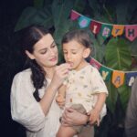 Dia Mirza Instagram - 2 years of Magic with this little Master 😍🐯🙏🏻 Thank you my jaan Avyaan Azaad for choosing me as your mother. Nothing gives me more joy! The 14th of May will always be my most favourite day 🌏 #SunsetKeDivane #Latergram #IYKYK @vaibhav.rekhi @deepamirza @samairarekhi @rekhi.poonam Bandra World of Storytellers