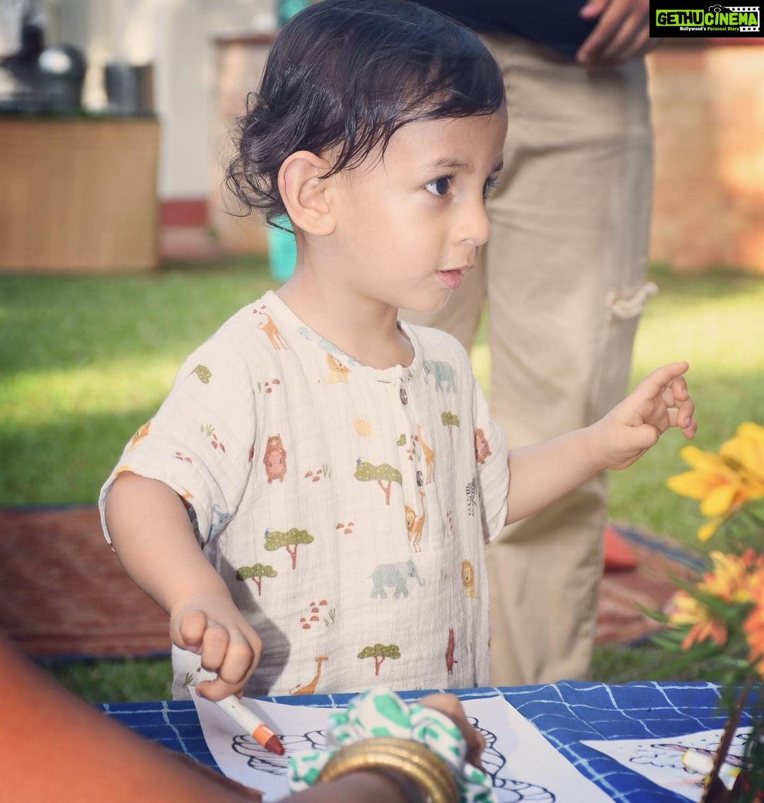 Dia Mirza Instagram - 2 years of Magic with this little Master 😍🐯🙏🏻 Thank you my jaan Avyaan Azaad for choosing me as your mother. Nothing gives me more joy! The 14th of May will always be my most favourite day 🌏 #SunsetKeDivane #Latergram #IYKYK @vaibhav.rekhi @deepamirza @samairarekhi @rekhi.poonam Bandra World of Storytellers