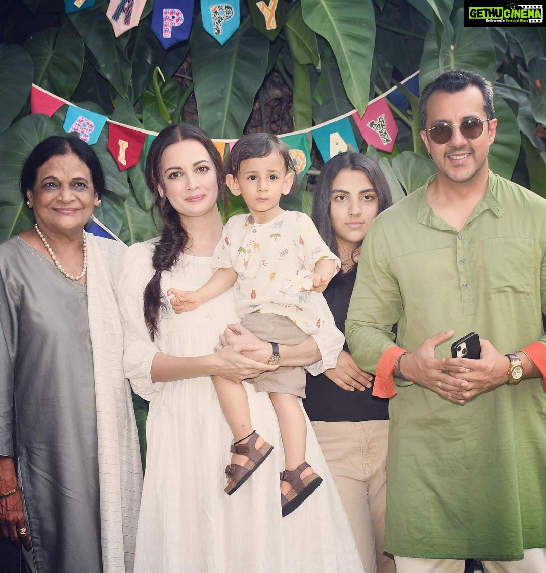 Dia Mirza Instagram - 2 years of Magic with this little Master 😍🐯🙏🏻 Thank you my jaan Avyaan Azaad for choosing me as your mother. Nothing gives me more joy! The 14th of May will always be my most favourite day 🌏 #SunsetKeDivane #Latergram #IYKYK @vaibhav.rekhi @deepamirza @samairarekhi @rekhi.poonam Bandra World of Storytellers