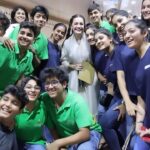 Dia Mirza Instagram - This #EarthDay was well spent 🌏🕊️🐯 The Shrimad Rajchandra Mission @srmdharampur launched the UNEP FEEL - Faith for Earth Empathy Leadership Programme in association with United Nations Environment Programme @unep. I am overjoyed about the upcoming Spiritual retreat for Children and Teens themed as “FEEL ALIVE” where the Faith for Earth Empathy Leadership Programme is going to be implemented. The environment modules of the retreat based on Empathy - Envision - Empower and Execute will give young people the practical understanding that they too can FEEL the DRIVE and THRIVE. I too ‘FEEL’ like joining the retreat to be part of modules like “Plastic Switch”, “Making every drop count” and specially the module on “Embracing the Eco Family”! All levels of the FEEL programme are innovative and interactive in their approach such as becoming panellist’s for Live Case studies, Teens getting an opportunity to work on real life issues and implement hands-on solutions for protecting Mother Nature at local levels…becoming a part of the Global Network of Change Makers. All my good wishes and love to the participants. I look forward to seeing you shine your light on our world with empathy and joy 🦋🐯🌏🌱🌳💧🌊 #ClimateAction #SDGs #ForPeopleForPlanet #GlobalGoals #EarthDay2023 Creative by @freishia 💚