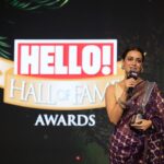 Dia Mirza Instagram - Thank you @hellomagindia @ruchikamehta05 @jamalshaikh for bestowing me with this kind honour 🙏🏻🌏🐯🕊️🦋 I dedicate this award to all our Green Warriors and Vanrakshaks working selflessly on the frontlines of #ClimateChange. #HHOF2023 #ClimateWarrior #SDGs #GlobalGoals #ForPeopleForPlanet India