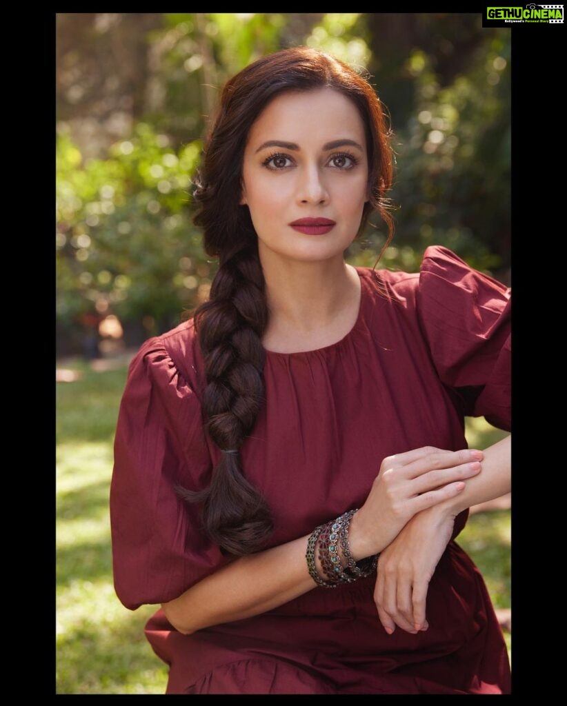 Dia Mirza Instagram - “Look after the senses and the sounds will look after themselves” - Lewis Caroll, Alice in Wonderland Outfit @cord.in Bangles @silverstreakstore Styled by @theiatekchandaney Assisted by @jia.chauhan Make up by @inherchair Hair by @tejisinghofficial Managed by @exceedentertainment @shruti8711 Photo by @abheetgidwani #SustainableClothing #HandMadeInIndia #VocalForLocal Bandra World of Storytellers