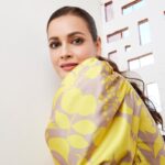 Dia Mirza Instagram - “Don't let a mad world tell you that success is anything other than a successful present moment.” — Eckhart Tolle 💛🕊️ Outfit by @pankajandnidhi Styled by @theiatekchandaney Assisted by @jia.chauhan Make up by @inherchair Hair by @tejisinghofficial Photo by @abheetgidwani Managed by @exceedentertainment @shruti8711 Bandra World of Storytellers