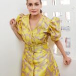 Dia Mirza Instagram - “All true artists, whether they know it or not, create from a place of no-mind, from inner stillness.” — Eckhart Tolle Thank you for helping me discover this @atulmongia 💛🕊️ Outfit by @pankajandnidhi Styled by @theiatekchandaney Assisted by @jia.chauhan Make up by @inherchair Hair by @tejisinghofficial Photo by @abheetgidwani Managed by @exceedentertainment @shruti8711
