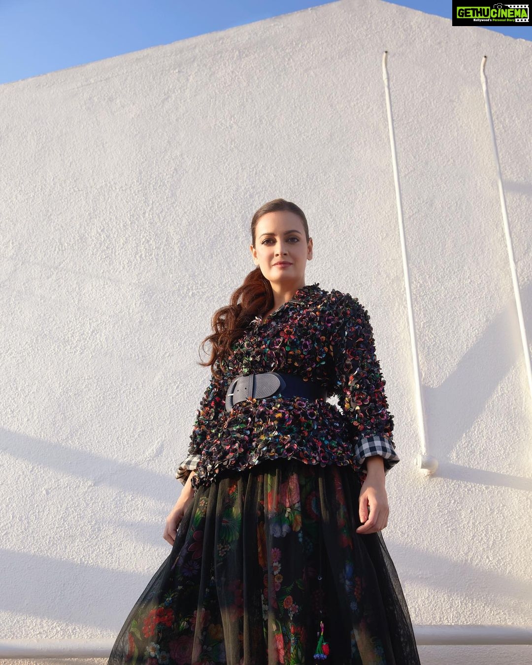 Dia Mirza Instagram - “Think of the happiest things, it’s the same as having wings.” - Peter Pan Outfit @ilovepero Styled by @theiatekchandaney Assisted by @jia.chauhan Make Up @inherchair Hair @tejisinghofficial Managed by @exceedentertainment @shruti8711 Photo by @abheetgidwani #SustainableClothing #VocalForLocal #MadeInIndia #HandcraftedInIndia Bandra World of Storytellers