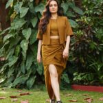 Dia Mirza Instagram - “It’s your road, and yours alone, others may walk it with you, but no one can walk it for you.” - Rumi #WednesdayWisdom Outfit @ampmfashions Styled by @theiatekchandaney Assisted by @jia.chauhan Make Up @inherchair Hair by @tejisinghofficial Managed by @exceedentertainment @shruti8711 Photo by @abheetgidwani #SustainableClothing #VocalForLocal #MadeInIndia Bandra World of Storytellers