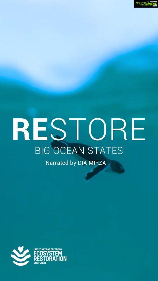 Dia Mirza Instagram - Small Island Developing States are among the places most impacted by the #ClimateCrisis. Watch how the collective #GenerationRestoration efforts by the countries of St. Lucia, Comoros, and Vanuatu are turning a threat into a glimmer of hope. Full episode via link in our bio.