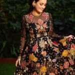 Dia Mirza Instagram - Celebrating the spectacular opening of @nmacc.india in this handcrafted @ri_ritukumar outfit. Ritu Kumar is one of the first Indian Wear brands and this wildflower dress is an ode to the world of finest Indian craftsmanship. Congratulations #NitaAmbani for your tireless efforts in creating a global space for Indian arts, artists and artisans 🤗🕊️ Your performance was magical and your love for the arts shone through! @_iiishmagish keep shining bright and shining the light on others just as you do 🦋 Congratulations to the entire team of #TheGreatIndianMusical #CivilizationToNation, the themes gave me goosebumps and tears of pride and joy 🙏🏻🇮🇳 Styled by @theiatekchandaney Photos by @shivamguptaphotography Hair by @tejisinghofficial Earrings custom made by @khannajewellerskj