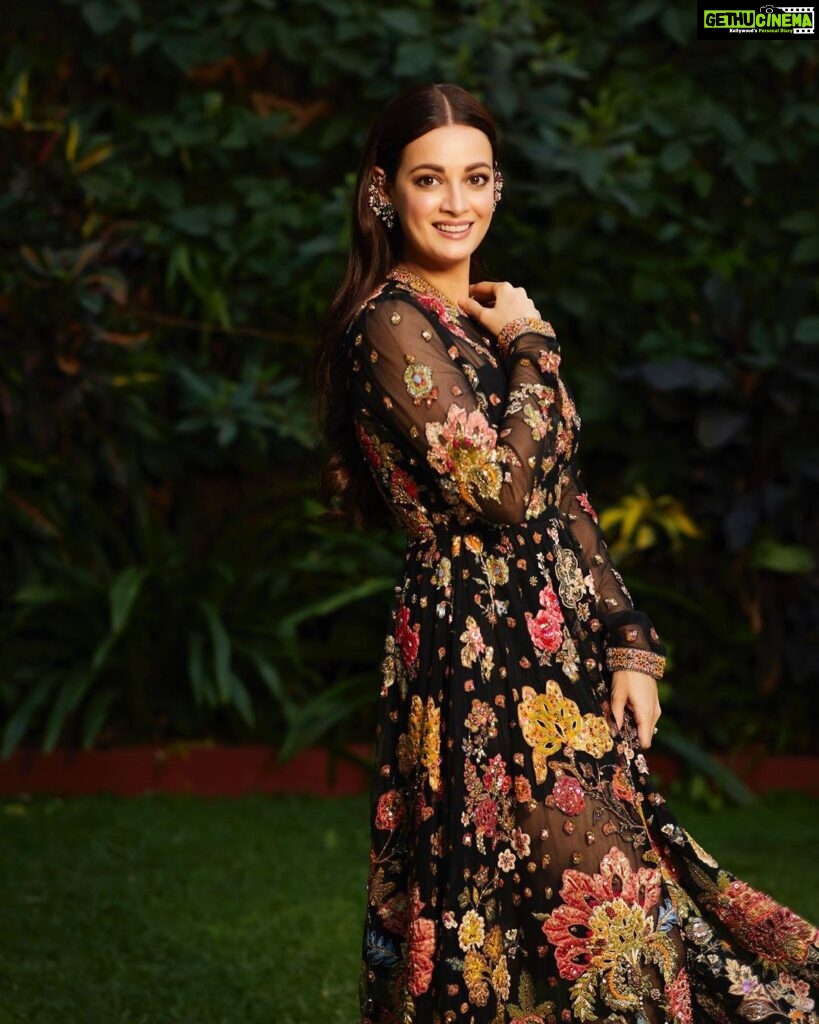 Dia Mirza Instagram - Celebrating the spectacular opening of @nmacc.india in this handcrafted @ri_ritukumar outfit. Ritu Kumar is one of the first Indian Wear brands and this wildflower dress is an ode to the world of finest Indian craftsmanship. Congratulations #NitaAmbani for your tireless efforts in creating a global space for Indian arts, artists and artisans 🤗🕊️ Your performance was magical and your love for the arts shone through! @_iiishmagish keep shining bright and shining the light on others just as you do 🦋 Congratulations to the entire team of #TheGreatIndianMusical #CivilizationToNation, the themes gave me goosebumps and tears of pride and joy 🙏🏻🇮🇳 Styled by @theiatekchandaney Photos by @shivamguptaphotography Hair by @tejisinghofficial Earrings custom made by @khannajewellerskj