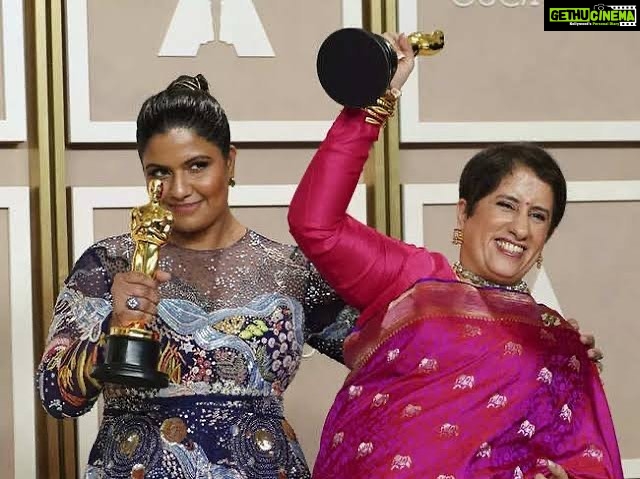 Dia Mirza Instagram - Congratulations @kartikigonsalves and @guneetmonga on your #Oscar! #ElephantWhisperers deserves all the love it is receiving. Thank you for telling a story about #CoExistence. This win is a win for #WildLife #Nature and women. Bravo β€οΈπππΌπ―π