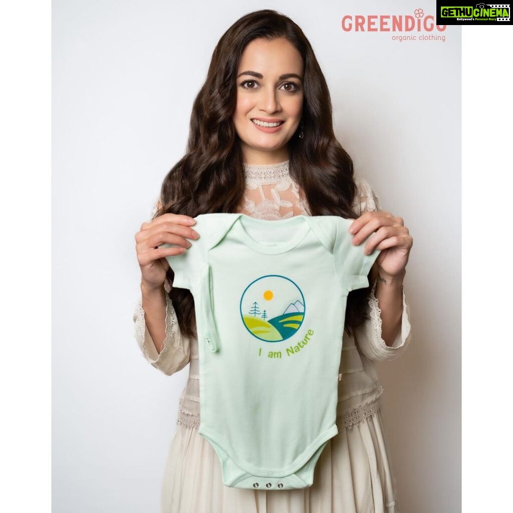 Dia Mirza Instagram - Babies are most precious and as a mother, you want nothing but the best for them. While you are extremely conscious about what you feed your baby, it’s also very important to see what clothes you are putting on them. Co-created by me with a deep love for our planet and the safety of our little ones, presenting to you the ‘Seed to Skin’ collection by @greendigoretail going live in less than 24 hours 💚 Mamas & Dadas be ready to pamper your little ones with the safest and softest certified organic baby clothing essentials with very special prints, perfect for your little eco-warrior🐯 Stay tuned! India