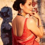 Dia Mirza Instagram – #BheedInCinemasMarch24 

Promotions for #Bheed in this hand crafted @anavila_m saree 😍

“Boond being an integral part of prints and pattern of dabu block prints. This is a new interpretation of the circle as a motif seen in flowers, stars, rain drops, grains and many other daily life objects. These little circles come together to form one of a kind pattern in Red, peach & ivory colors.
The technique is double dabu.”

Jewellery @silverstreakstore 
Styled by @theiatekchandaney 
MUH @shraddhamishra8 
Photos by @shivamguptaphotography 
Managed by @shruti8711 @exceedentertainment

#SustainableSaree #SustainableFashion #HandMadeInIndia #VocalForLocal