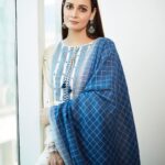Dia Mirza Instagram - #BheedInCinemasMarch24 Promotions for #Bheed in this beautiful handcrafted @anitadongre #grassroots outfit 💙 The Bhujodi weave is a time-honoured technique displayed beautifully on the Soha kurta set. With its intricate thread accents, it's the most elegant way to enhance your celebrations. And it has pockets 🌏 Styled by @theiatekchandaney MUH by @shraddhamishra8 Photos by @shivamguptaphotography Managed by @shruti8711 @exceedentertainment India