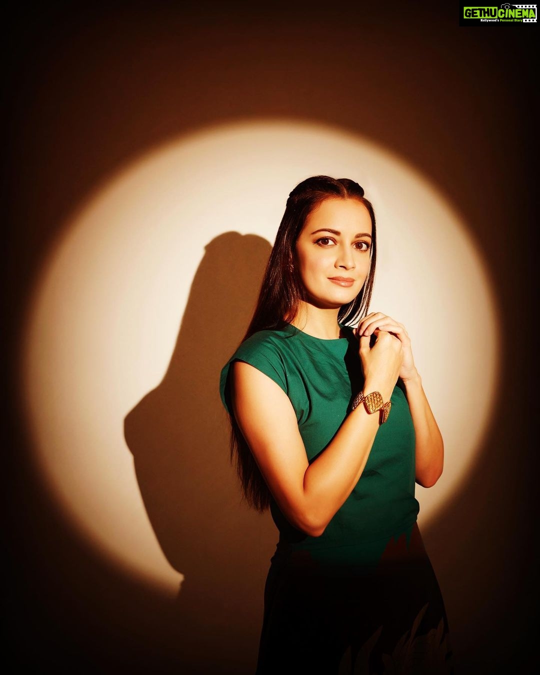 Dia Mirza Instagram - Because you must look to the light for the shadows to fall behind 🤍🌻 #WorkMode in @payalkhandwala Jewellery @viangevintage Styled by @theiatekchandaney Assisted by @jia.chauhan Hair by @lakshsingh__ Make up by me Photos by @shivamguptaphotography Bandra World of Storytellers