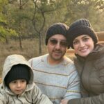 Dia Mirza Instagram - Part 2 #LastPostOf2022 Who’s forest is it Avyaan Azaad? And he says, “Tiger” 🐯 Sums it all up. Everything we hope for. Everything we must stand for. #PannaTigerReserve will forever be etched in our hearts as the first forest our little one experienced. Thank you #2022. You were kind and generous 💚🌳🌏 #SunsetKeDiVane #ForNature #IntoTheWild P.s- honouring our teenage daughters wish to not be on social media @samairarekhi 🌻 @vaibhav.rekhi #shotoniphone