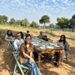 Dia Mirza Instagram - Part 1: We couldn’t have asked for a better year end! Going into the wild with those i love the most. Best best best time. Thank you Joanna and Raghu for giving us a memorable time in the wild @saraiattoria 💚🐯🌳 We carry back with us deep and abiding impressions. The kids had the time of their lives! We will keep coming back 🌳🦋🌏 Thank you #2022! You were kind and generous 🙏🏻🌻 #InToTheWild #ForNature #LastPostOf2022 #SunsetKeDiVane @vaibhav.rekhi @deepamirza @theiatekchandaney @many_mumbais The Sarai at Toria