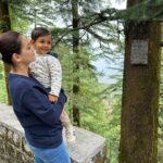 Dia Mirza Instagram - Bless you tree 🌳 thank you tree 🌏🕊️🐯♾️ A tree that has lived hundreds of years and witnessed the changes of our world, must carry so much wisdom… An entire ecosystem depends on this Deodar tree 💚 May it live on in all it’s glory! #SummerHolidays #SunsetKeDivane @vaibhav.rekhi Including this poem that Dadi wrote after she saw this post ❤️🦋 @rekhi.poonam Bless you Tree! Thank you Tree!/ So many gifts you give to me!/ Fruits and flowers, leafy shade,/ Twiggy nests in your crown laid,/ Shelter from the pouring rain/ Seeds that drop upon the plain/ Bless you Tree! Thank you Tree!/ You’re a true friend I can see! Landour, Mussoorie