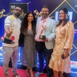 Dia Mirza Instagram - We won! GRAY, our first ever @weareyuvaa x @amazonminitv short film won the Best Short Film Award at the @iwmbuzz Awards tonight. But my favourite part of the evening was getting to collect it alongside @diamirzaofficial, who has been the most gracious actor I have had the privilege of working with. During the pre-production of Gray, we wanted someone truly compassionate to play the pivotal role of the therapist in the film, to talk 'consent'. @sakshirg @puneetruparel & I couldn't think of anyone better than Dia. Within 24 hours of my DM, Dia had read the script, agreed to do it, decided to give her fee to charity, and had the most thoughtful words of feedback on the writing! She then met me and played the sweetest host, diving deep into character and themes of the film, while eager to know more about Yuvaa and my work.. which she's been incredibly supportive of anyway! On set, she was a dream to work with. First to arrive, always humility personified, more calm than all the rest of us not only about her role, but even when any of us needed reassurance about our work too. And as an actor, I have rarely come across such grace, composure and generosity on camera. Oftentimes, I have struggled to find people who are great at their work but also kind, earnest and grounded about it, especially when they reach a certain stature. I have always believed you can have talent - and success - without being an asshole. And working with Dia, I couldn't stop being in awe of how she's proof that this is possible! She's the kind of person I hope to someday be, if I ever reach her level of success & impact (especially with all the AMAZING work she does on climate change with the UN & the SDGs!). This year, I tried making a promise to myself that I'm going to be more measured on social media and not make too many fanboy posts about folks I admire (sometimes, they end up not nice 💔). But honestly, each time I get the opportunity to hang with Dia, it feels so wholesome, honest and real, I just couldn't stop myself from writing ❤️ Thank you for being who you are, Dia. You truly do make the world a better place ☺️🤗 All others: do watch our film GRAY on @amazonminitv for FREE!