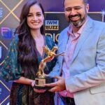 Dia Mirza Instagram - We won! GRAY, our first ever @weareyuvaa x @amazonminitv short film won the Best Short Film Award at the @iwmbuzz Awards tonight. But my favourite part of the evening was getting to collect it alongside @diamirzaofficial, who has been the most gracious actor I have had the privilege of working with. During the pre-production of Gray, we wanted someone truly compassionate to play the pivotal role of the therapist in the film, to talk 'consent'. @sakshirg @puneetruparel & I couldn't think of anyone better than Dia. Within 24 hours of my DM, Dia had read the script, agreed to do it, decided to give her fee to charity, and had the most thoughtful words of feedback on the writing! She then met me and played the sweetest host, diving deep into character and themes of the film, while eager to know more about Yuvaa and my work.. which she's been incredibly supportive of anyway! On set, she was a dream to work with. First to arrive, always humility personified, more calm than all the rest of us not only about her role, but even when any of us needed reassurance about our work too. And as an actor, I have rarely come across such grace, composure and generosity on camera. Oftentimes, I have struggled to find people who are great at their work but also kind, earnest and grounded about it, especially when they reach a certain stature. I have always believed you can have talent - and success - without being an asshole. And working with Dia, I couldn't stop being in awe of how she's proof that this is possible! She's the kind of person I hope to someday be, if I ever reach her level of success & impact (especially with all the AMAZING work she does on climate change with the UN & the SDGs!). This year, I tried making a promise to myself that I'm going to be more measured on social media and not make too many fanboy posts about folks I admire (sometimes, they end up not nice 💔). But honestly, each time I get the opportunity to hang with Dia, it feels so wholesome, honest and real, I just couldn't stop myself from writing ❤️ Thank you for being who you are, Dia. You truly do make the world a better place ☺️🤗 All others: do watch our film GRAY on @amazonminitv for FREE!