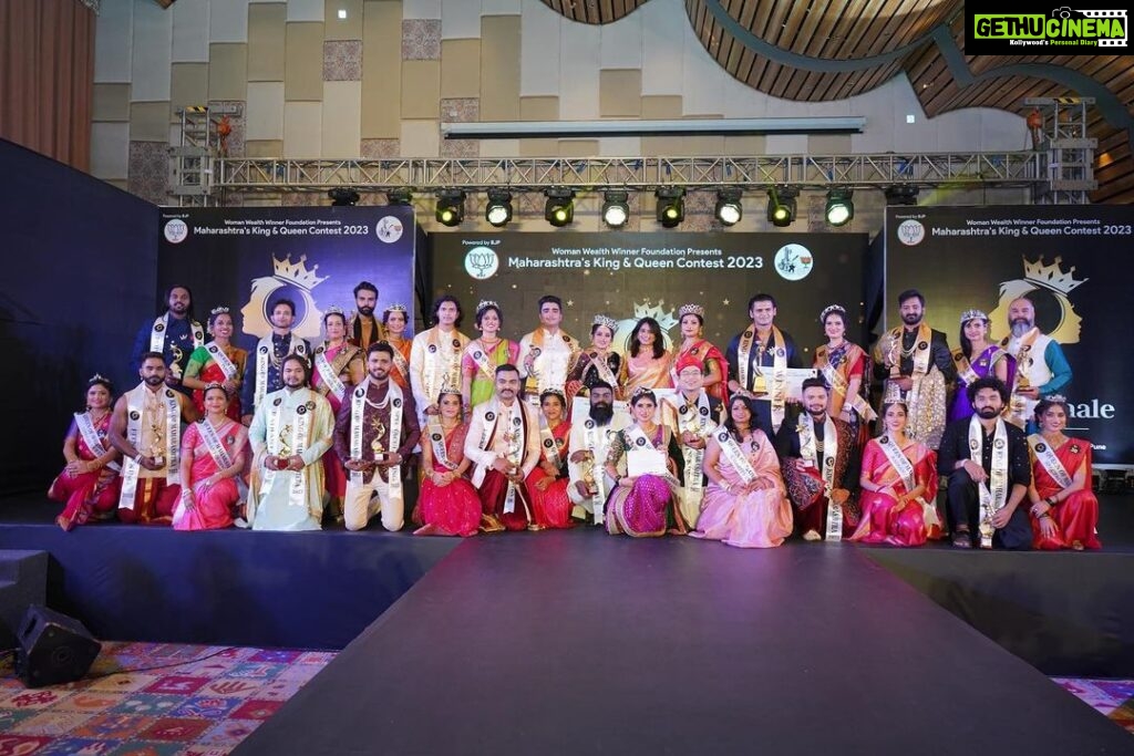 Dimple Chopade Instagram - Achievers of Maharashtra’s King and Queen Contest…✌ Marigold Banquets 'N' Conventions