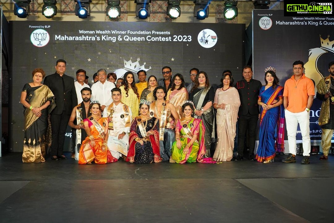 Dimple Chopade Instagram - Achievers of Maharashtra’s King and Queen Contest…✌️ Marigold Banquets 'N' Conventions