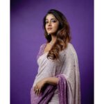 Dimple Hayathi Instagram – A garden of purple is always a bloom ! 💜