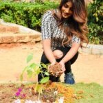 Dimple Hayathi Instagram – I’ve accepted #HaraHaiTohBharaHai #GreenindiaChallenge from @MPsantoshtrs
Planted 3 saplings. Further I am nominating @raviteja_2628 @dirrameshvarma @thisisdsp @meenakshichaudhary006
to plant 3 trees & continue the chain special thanks to Santosh garu for taking this initiative. #dimplehayathi