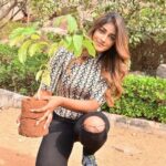 Dimple Hayathi Instagram – I’ve accepted #HaraHaiTohBharaHai #GreenindiaChallenge from @MPsantoshtrs
Planted 3 saplings. Further I am nominating @raviteja_2628 @dirrameshvarma @thisisdsp @meenakshichaudhary006
to plant 3 trees & continue the chain special thanks to Santosh garu for taking this initiative. #dimplehayathi
