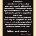 Dimple Hayathi Instagram - Will get back stronger 💪. DH #dimplehayathi