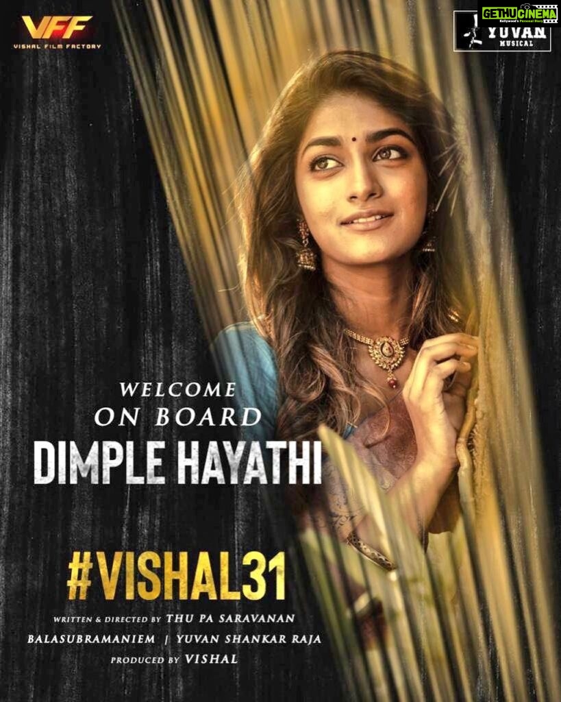 Dimple Hayathi Instagram - To the new beginnings.. #vff31 #dimplehayathi #tamilcinema