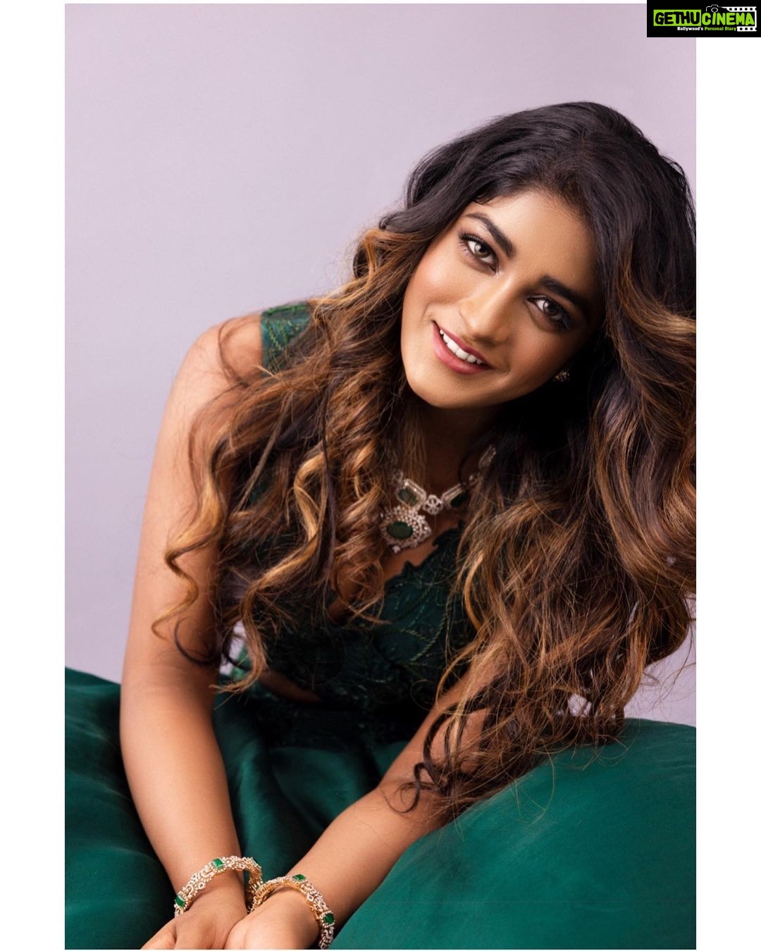 Dimple Hayathi Instagram - ☘️🎄🦚 #dimplehayathi