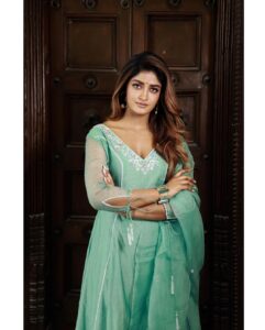 Dimple Hayathi Instagram - Love me like you do 🥰 #dimplehayathi 

Outfit - @zoontribe
Earrings - @arnimaa_thehouseofaccessories
Stylist - @sandhya__sabbavarapu
Styling team - @rashmi_angara @thumu_bhavana