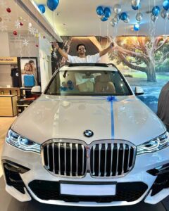 Dipika Kakar Instagram - Taking Our Beast Home!!! 
  Our new BMW X7!!! 

Alhamdulillah 🤲🏻