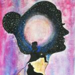 Ditipriya Roy Instagram - Gaze into the emptiness: to the ends of the earth - You're alone with all within……. . . . . . . . By yours truly 🙏🏻 . . . #painting #colour #mood #thoughts #mind #soul #nature #universe #mothernature #she #peace #sunday #sundaymood☀️ #peacewithin #woman #power #instagram #instadaily #instamood
