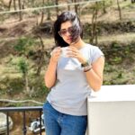 Ditipriya Roy Instagram - Everyone needs a place to retreat,a spot where the world grows quiet enough for the soul to speak…..🏔️🌸✨♥️ . . . . . . . . . #lostsoul #mountain #nature #posing #sunday #mood #thoughts #quiet #soul #soulsearching #summer #april #shades #tea #peace #photography #instagood #instalike #insta