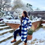 Ditipriya Roy Instagram - "It is the life of the crystal, the architect of the flake, the fire of the frost, the soul of the sunbeam. This crisp winter air is full of it." - John Burroughs . . . . . . . . . #london #winter #december #winterfashion #winteroutfit #boots #snowfall #city #white #snowflakes #love #morningvibes #morning #frost #positivevibes #happysoul London, United Kingdom