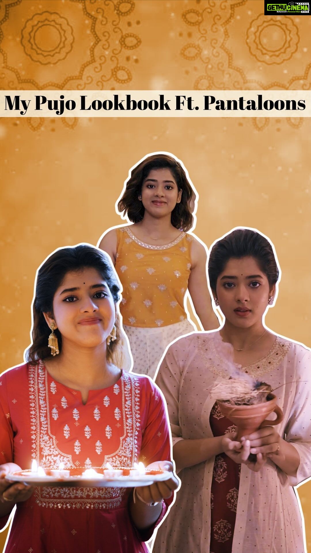 Ditipriya Roy Instagram - My favorite and colourful festival Pujo is almost here and it’s time to look your best. 💓 Isn’t it? Hence sharing the most stylish and super comfy OOTD ideas to try this festive season which I picked from @pantaloonsfashion.✨ 1. Playful Pandal Hopping Look 2. Elegant Dhunuchi Dance Look 3. Pretty Adda Party Look 4. Stunning Vijayadashami Look 1, 2, 3, or 4? Which look do you like the most? Comment below👇 You can also shop these festive looks for the upcoming Non-stop Pujo Celebrations💖 Visit your nearest Pantaloons Store today and Shop Shop Shop🛒🛍️💓 . . #Pantaloons #PantaloonsFashion #PlayWithFashion #festivehaul #festivewear #ethnic #Pujo #DurgaPujo #Vijaydashmilook #NonStopCelebrations #PujoManeiPantaloons #PujoHoppingNoStopping #Pujoshopping #Kolkata #KolkataDiaries #shasthi #saptami #vijaydashmi #ashtami #navami #durgapuja